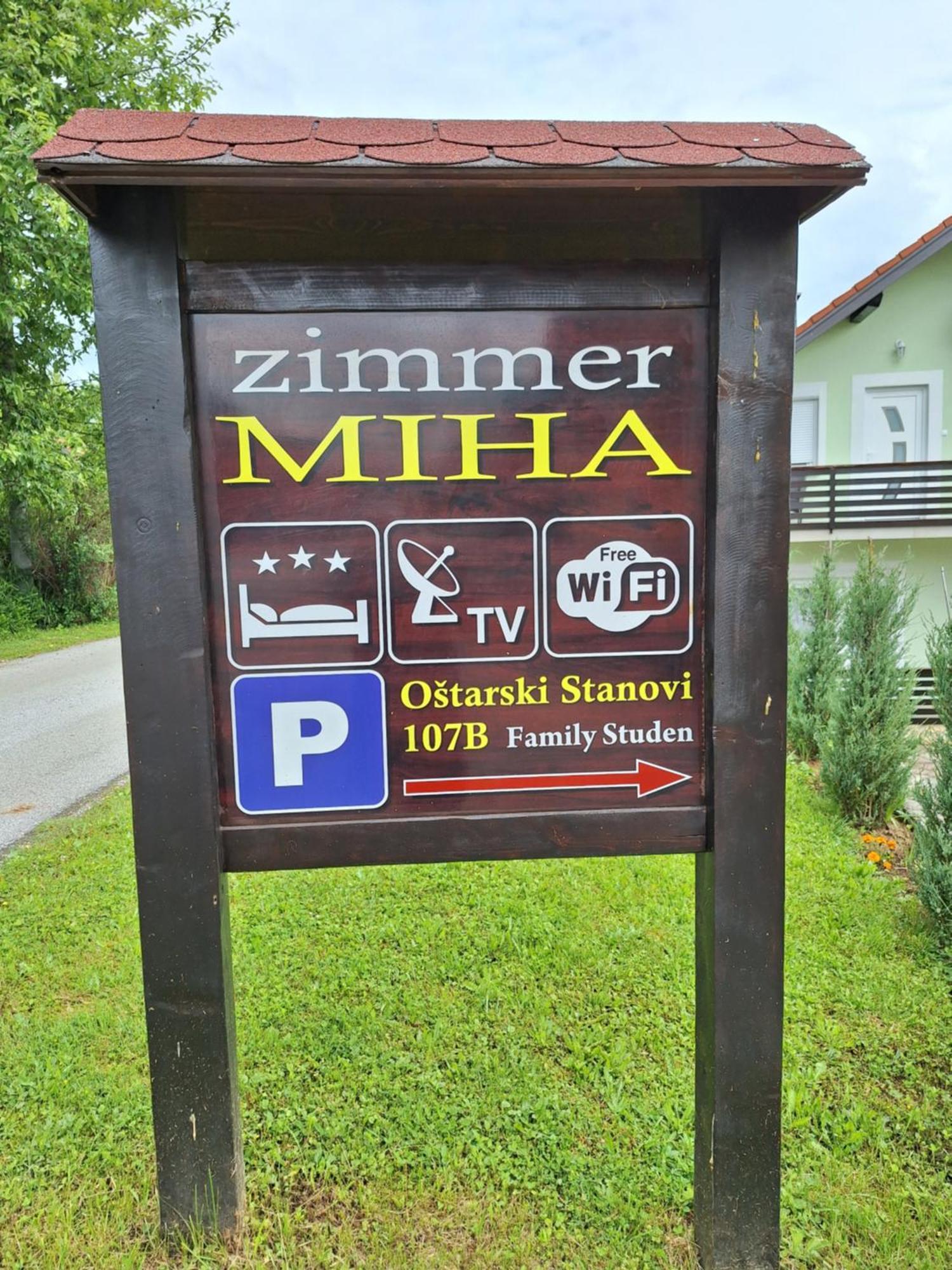 Guesthouse Miha Rakovica Eksteriør bilde